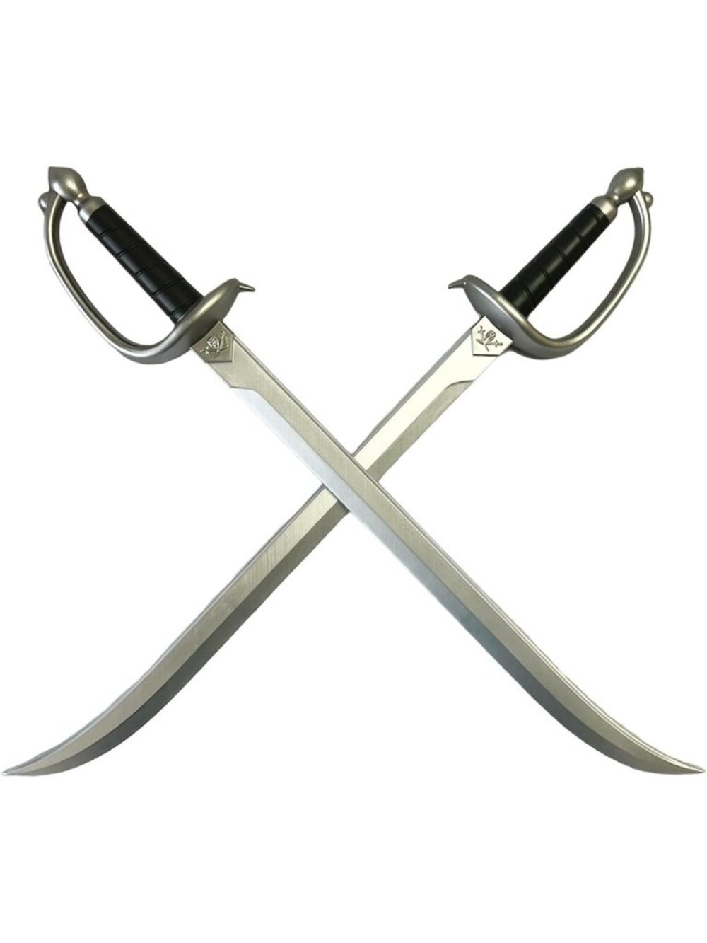 Set of 2 Foam Pirate Cutlass Swords - Cosplay, Halloween, Role-Playing Props